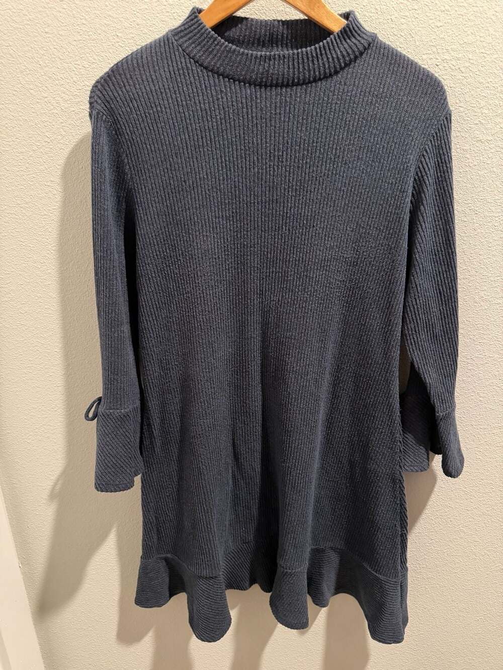 LC Lauren Conrad‎ Ribbed Mock Neck Sweater Dress Size XL